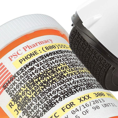 Guard Your ID ADVANCED WIDE Roller Identity Theft Prevention Security Stamp WHITE (38491)