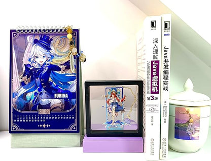 Metal Bookmarks - Genshin Impact Nilou Brass Bookmarks with 3D Display Box for Women Men Sisters Friends - Ideal Birthday Gifts for Book Lovers