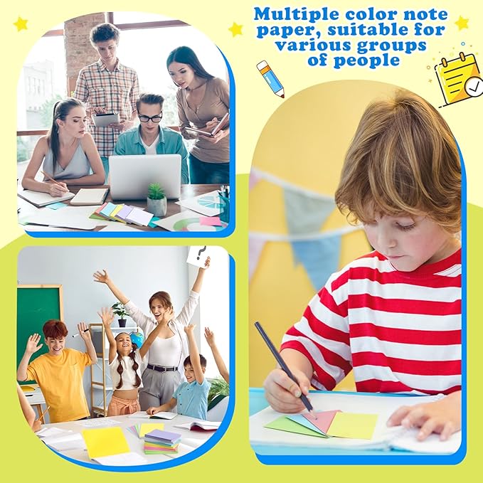 240 Count Colored Blank Index Cards 3x5 Inches Flash Cards Flashcards Heavy Weight Note Cards for Studying School Office Supplies