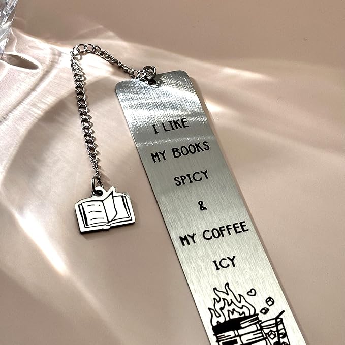 Spicy Book Marks for Reading Women, Friendship Gifts for Women, Coffee Lovers Gift Ideas for Readers, Book Loves, Book Club Gifts, Funny Birthday Gifts, Book Accessories