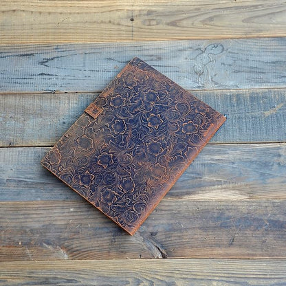 JJNUSA Genuine Leather Journal Writing Pad for Tops Legal Pads 8.5 x 11, A4 Writing Letter Portfolio Notepad Organizer, Writing Pads 8-1/2" x 11-3/4"