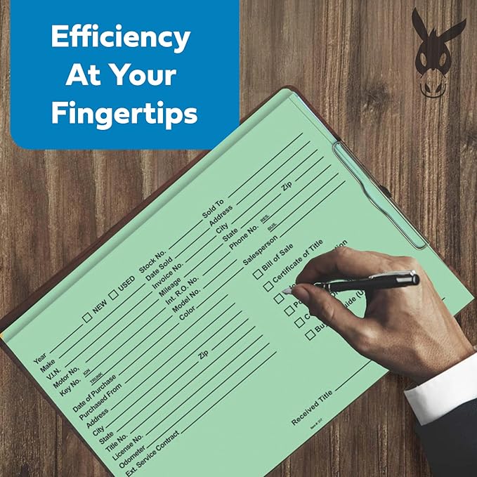 Printed Heavy Duty Deal Jackets - Green (100 Shrink Wrapped)