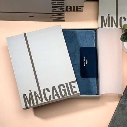 Lined Leather Journals for Writing B5 Large Journaling Notebooks with 100 GSM Thick Paper Journal Notebook for Men & Women with Buckle Closure Travel Work Note Taking Diary, 7.28" x 10.23", Blue