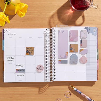 Erin Condren Universal Snap-in Stylized Sticky Notes - Bold Blooms | 9 Pads, 20 Sheets Each, 180 Sticky Notes Total