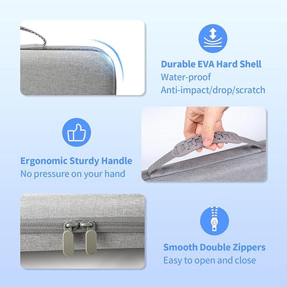 M08F Portable Printer Case - Sturdy EVA Travel Bag, Compatible with Itari, PhoPRT, COLORWING, Odaro, Phomemo Portable Printer and HPRT MT800 Thermal Printer, Lightweight