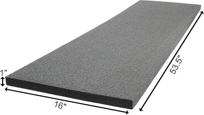 Case Club Customizable Polyethylene/Polyurethane/Convoluted Foam 54 x 16 Inches