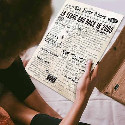 Cool Gifts for 16 Year Old Girls Boys, Humor 16th Birthday Gifts Ideas for Girls Boys, Sweet 16th Birthday Card for Her Him, Happy 16 Birthday Decorations for Daughter Son