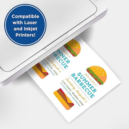 Printworks White Cardstock, Standard, 67 lb. Vellum, 92 Bright, 250 sheets, 8.5 x 11, For Office, Home & School Printing, Craft Projects (00564)