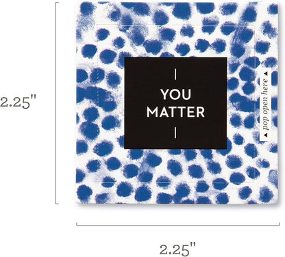 Compendium ThoughtFulls Pop-Open Cards — 2-Pack of You Matter, Be Strong — 60 Pop-Open Cards, Each with a Different Message Inside