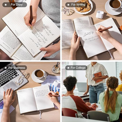 Tree of Life Journal for Women Journals for Writing 260 Lined Pages Hardcover Leather Journal Notebooks for Men, 5.7”x8.3”, Blue