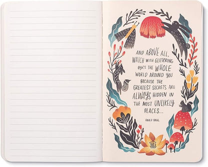 Compendium Softcover Journal - The universe is full of magical things. – A Write Now Journal with 128 Lined Pages, 5″W x 8″H