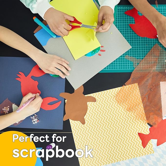 Colored Cardstock 8.5 x 11 Assorted, 100 Sheets Goefun 25 Colors Colored Copy Paper, 80lb Construction Paper Color Paper for Crafts & Scrapbooking