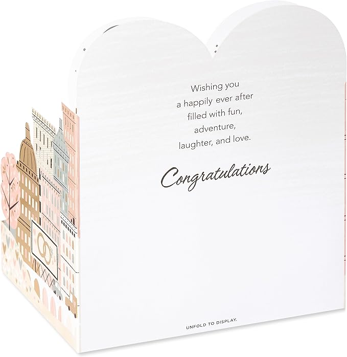 American Greetings Pop Up Wedding Card (Happily Ever After)