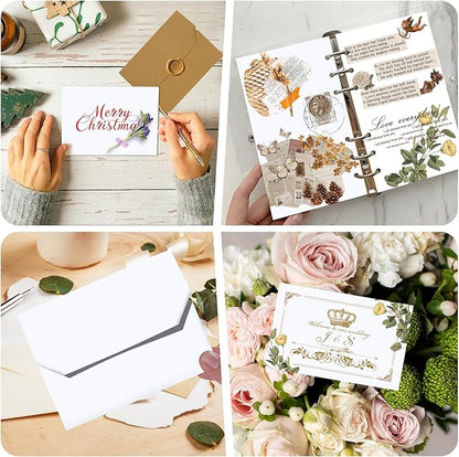 30 Sheets White Cardstock Paper 8.2 x 11.6, 230gsm/85lb Card Stock Paper for Scrapbook, Craft, Cards Making, Menus, Invitations