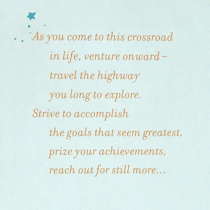 Hallmark Graduation Card (Path to True Happiness)