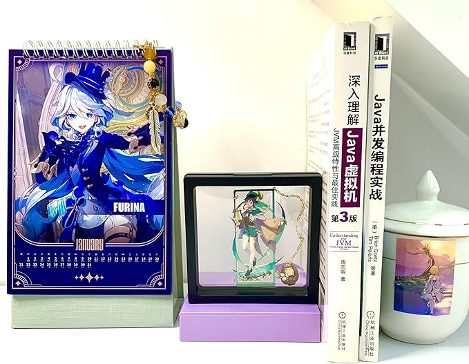 Genshin Impact Venti Brass Bookmarks with 3D Display Box for Women Men Sisters Friends - Ideal Birthday Gifts for Book Lovers - Zllada