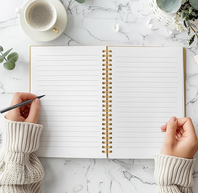 Sunflower Highland Cow Notebook - Western Notebook, Cow Notebook, Highland Cow Office Supplies, Highland Cow Gifts, Cow Stuff, Farmhouse Highland Cows Spiral Notebook 5.5x8.3