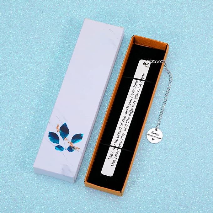 Christmas Gift for Woman Retirement Gifts for Women Men 2024 Retirement Bookmark Gifts for Coworkers Teachers Colleague Retired Appreciation Gifts for Retired Teacher Nurse Coach Going Away