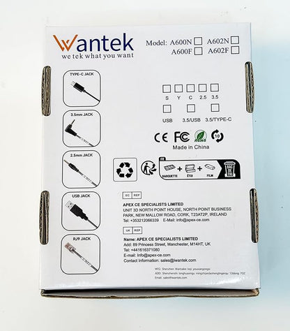 Wantek Corded Telephone Headset Dual w/Noise Canceling Mic Compatible with ShoreTel Plantronics Polycom Zultys Toshiba NEC Aspire Dterm Nortel Norstar Meridian Siemens ROLM Landline Deskphones(F602S2)