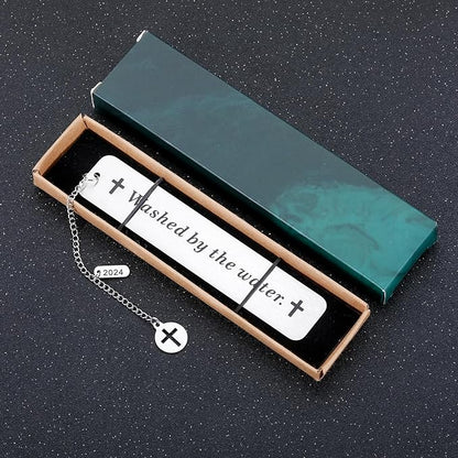 Baptism Gifts for Adults, Adult Baptism Gifts for Women Men, Catholic Baptism Gifts for Boys Girls, Christian Bookmarks for Women, First Bible Gifts for Son, Baptismal Christening Gift