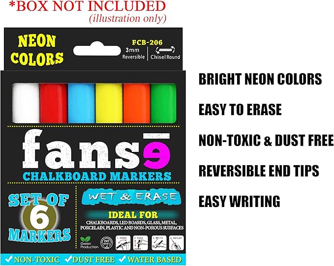 Fanse Monthly Magnetic Calendar for Refrigerator and Marker Set 18" x 14", Magnetic Fridge Calendar, Monthly Planner Blackboard Organizer Agenda Memo for Home, Grocery, Kitchen, Classroom, Dorm Room