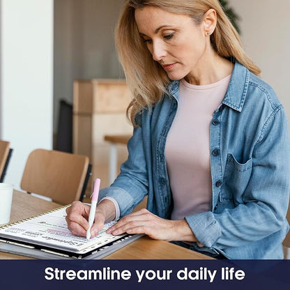 2026 Planner, Aesthetic Weekly and Monthly Planner for Women, Jan 2026 to Dec 2026, Hardcover 2026 Calendar Book with Monthly Tabs, Inner Pocket, Perfect for Office Home School - A4 (8.5" x 11"), Simple Daisy