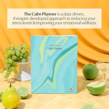 Switch Research Calm Planners Bundle - Psychologist-Developed Undated Goals Planner - 3 Self Care Planners to Banish Stress & Find Your Calm - Daily Planner With Prompts & Proven Techniques for
