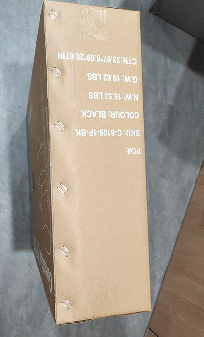 Sweetcrispy Office Guest Chair, Leather Stationary Waiting Room Chairs No Wheels with Padded Arms for Elderly Desk Conference Room Lobby Table Side Salon