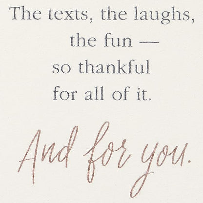 American Greetings Friendship Card (Thankful For All of It)