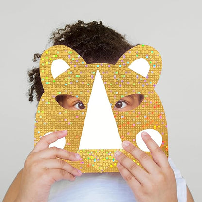 20 Sheetsgold glitter Iridescent cardstock Paper,Gold Foil Cardstock Paper8.5" x 11", Die Cut and Plotter Compatible - Perfect for Card Making, Invitations & Decorations ﻿