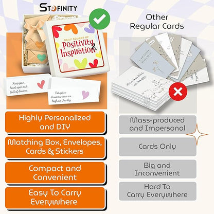 Positive Affirmation Cards For Women Men - Inspirational Cards With Envelopes, Mini Encouragement Cards, Motivational Cards Notes, Employee Appreciation Cards Gratitude Gifts For Coworkers