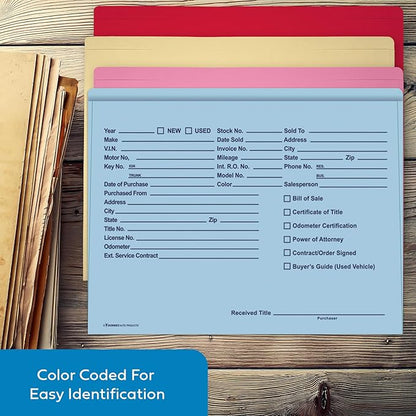 Heavy Duty Deal Jackets - Blue (100 Shrink Wrapped)