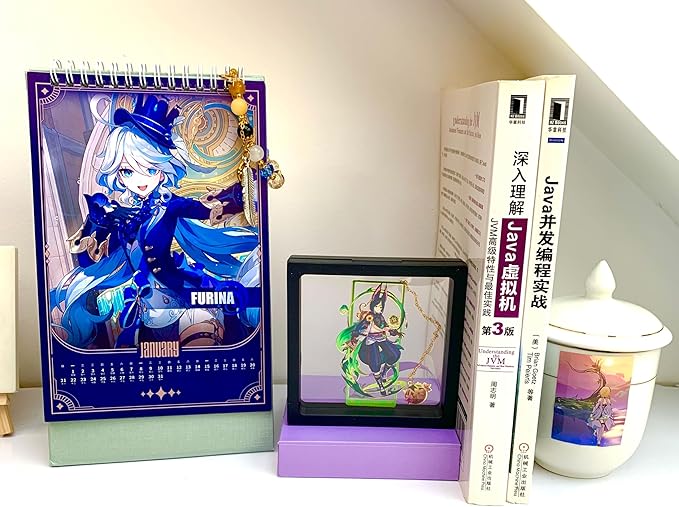 Genshin Impact Tighnari Metal Bookmark - Anime Figure Merch with 3D Display Box - Birthday Gifts for Fans Friends Gamer Book Lovers - Zllada