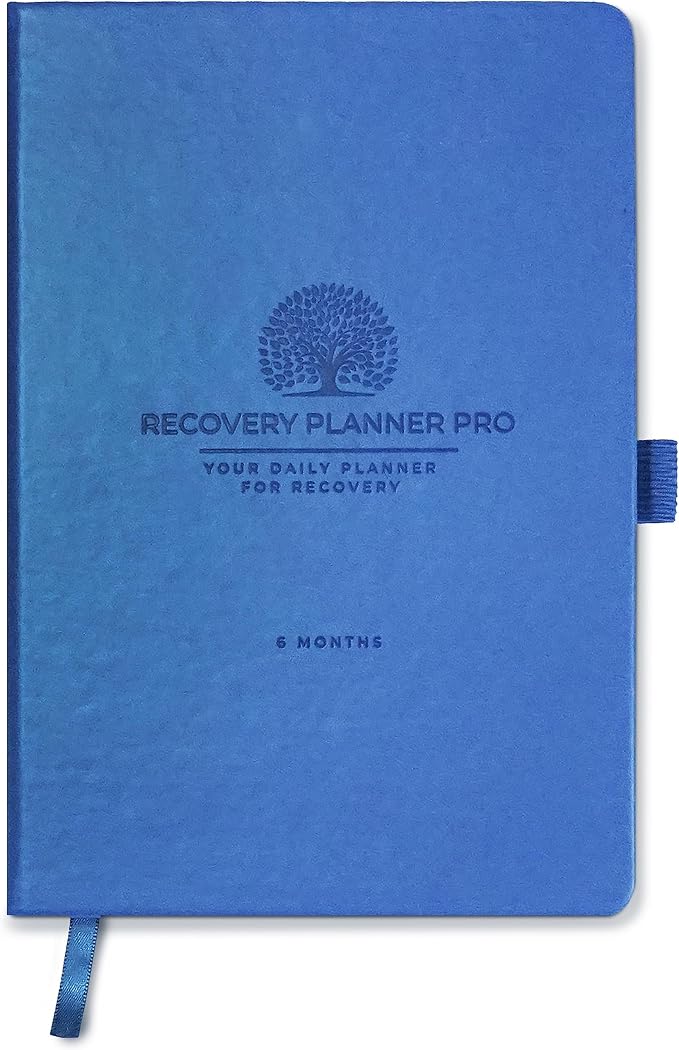 Daily Recovery Planner Pro - Sobriety Gifts for Women & Men, Ideal with 12 Steps and 12 Traditions of Alcoholics Anonymous Programs, Drug Addiction Recovery Gifts - Standard A5 Size