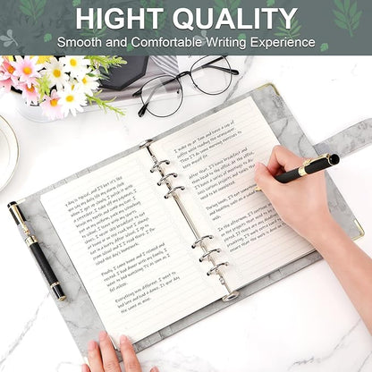 Toplive A5 Filler Paper To Do List, 6 Ring Planner Binder Inserts Paper Daily Checklist, A5 Loose Leaf Refill Paper 160 Sheets for A5 Notebook Budget Binder