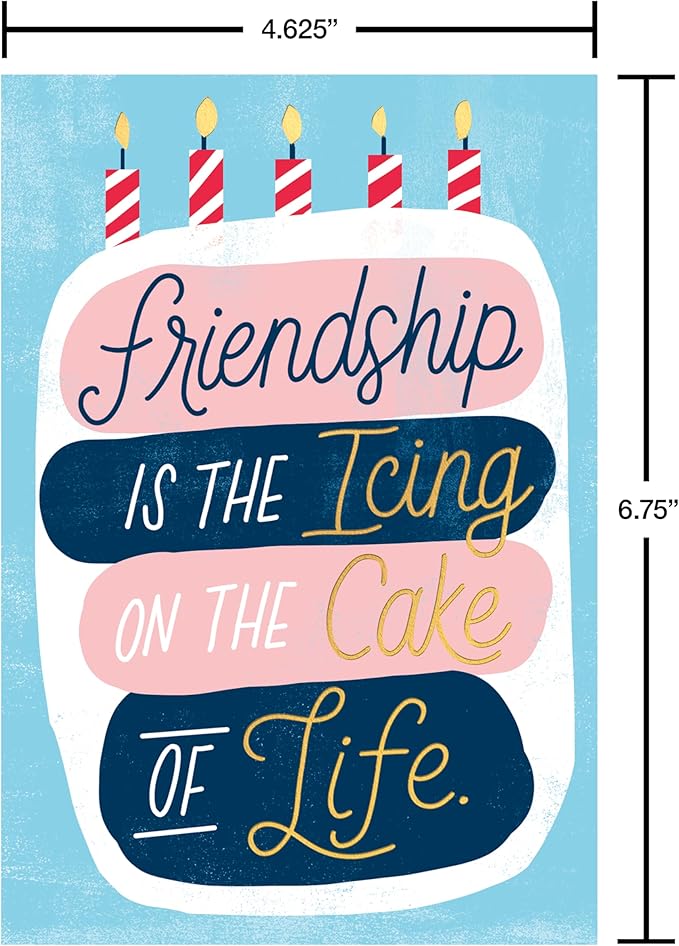 American Greetings 25-Count Birthday Card Assortment with Envelopes, Seals, and Storage Box (Wish Big)