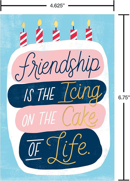 American Greetings 25-Count Birthday Card Assortment with Envelopes, Seals, and Storage Box (Wish Big)