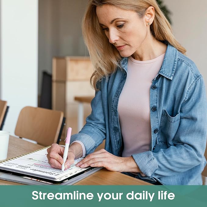 2026 Planner, Aesthetic Weekly and Monthly Planner for Women, Jan 2026 to Dec 2026, Hardcover 2026 Calendar Book with Monthly Tabs, Inner Pocket, Perfect for Office Home School - A4 (8.5" x 11"), Soft Lily