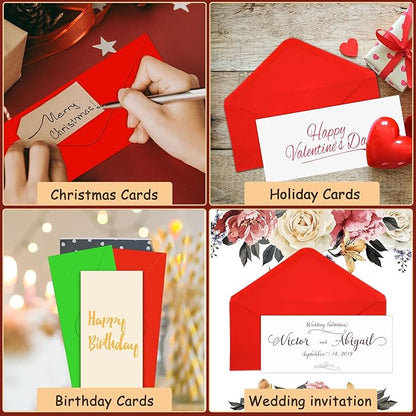 500 Pcs #10 Business Envelopes Adhesive Standard Envelopes Colored Envelopes for Office Check Invoices Letters Letterhead Invitations Announcements 4-1/8 x 9-1/2'' (Cute Color)