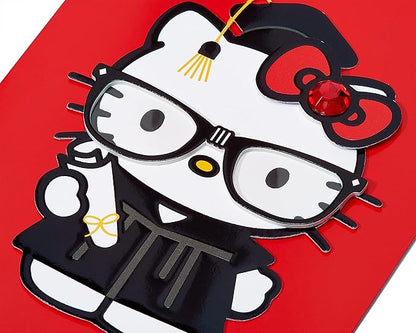 Papyrus Hello Kitty Graduation Card (Happy Happy Graduation)