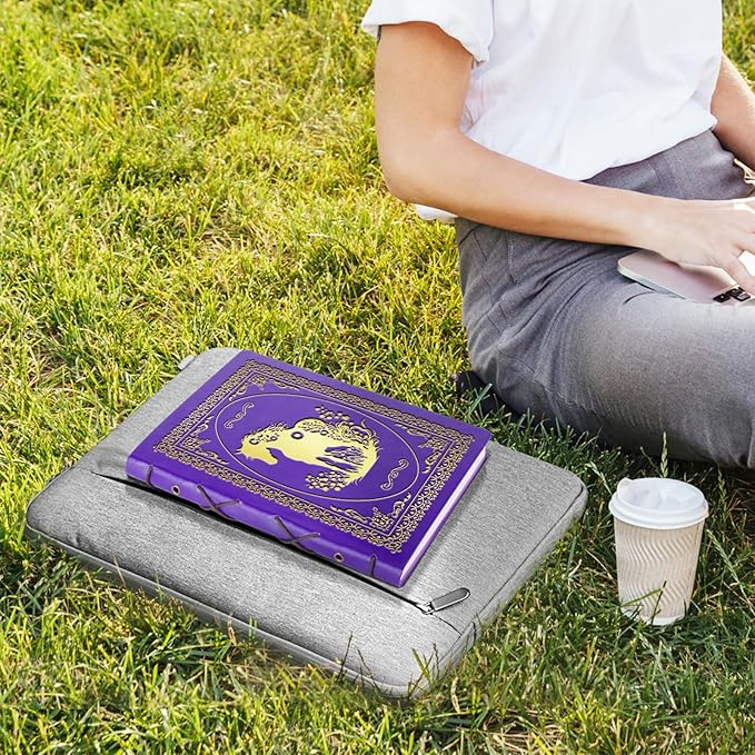 Purple A5 Horse Gifts for Women Girls Faux Leather Vintage Notebook Inspirational Horse Trainer Gift Hardcover Executive Notebook,200 Pages 120 Gsm Thick Ruled Paper With Pen,Horse Lover Gifts Equestrian Gift (Horse Purple)