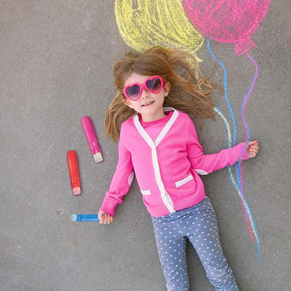 Sidewalk Chalk Holders Railroad Chalk Holder Jumbo Plastic Adjustable Clip for Kids Teachers Students Office or Classroom(5 Pieces)