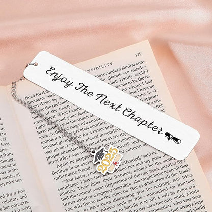 2025 Graduation Bookmark Gifts for Women Men Graduation Gifts for Him Her College Graduation Gifts for Boys Girls Class of 2025 High School Graduation Gifts for Senior Students PhD Graduation
