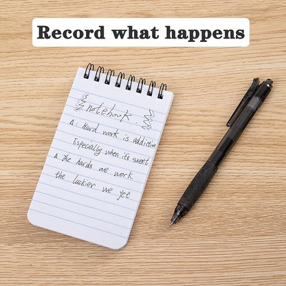 12 pcs Pocket Notebook Small Notepad Pocket Notepad Small Spiral Notebooks 3X5Inches (12pac)