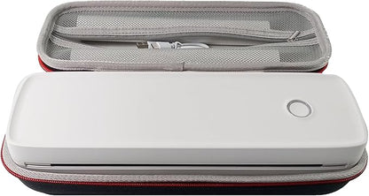 IOOIOO A80 Portable Printer no Ink Inkless Bluetooth Wireless Compact Small for 8.5x11 Letter Size Thermal Paper(impresora portátil),for iPhone Android Mobile Phone Laptop PC,Home Office Travel-White