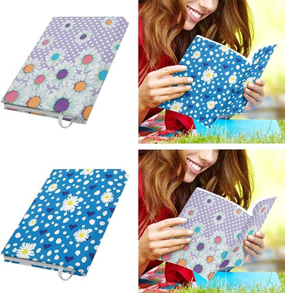 Daisy Book Sox, Middle and Primary School Students Reusable Classroom Textbook Cover for Back to School, Washable Stretchable Book Cover