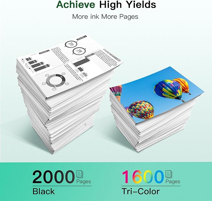 962XL 962 XL Ink Cartridges for HP Printers Replacement for HP 962XL Ink Cartridges Combo Pack HP962 Work for HP Officejet Pro 9010 Ink Cartridges 9015 9018 9020 Printers, Black and Color