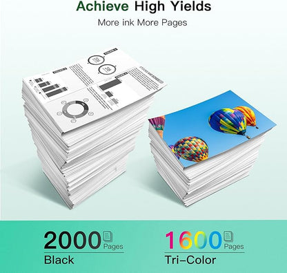 962XL 962 XL Ink Cartridges for HP Printers Replacement for HP 962XL Ink Cartridges Combo Pack HP962 Work for HP Officejet Pro 9010 Ink Cartridges 9015 9018 9020 Printers, Black and Color