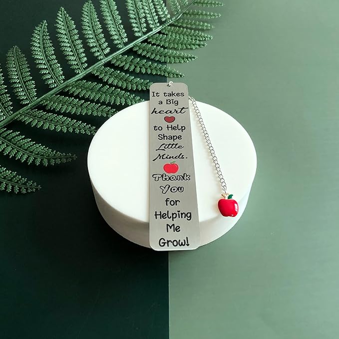 Bookmark Teachers Appreciate Gift Women Men Master Teachers Day Appreciate Gifts Bookmarks Personalized Birthday Present Graduation Thanks Christmas Keepsake It Takes A Big Heart to Shape Little Minds