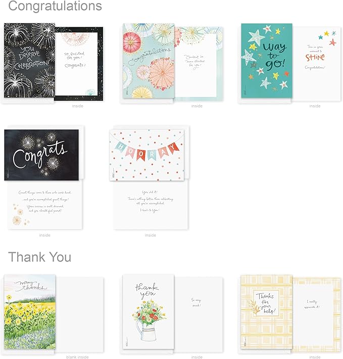 American Greetings 60-Count All Occasion Greeting Card Assortment with Storage Box, Dividers, Envelopes and Seals (Kathy Davis Designs)